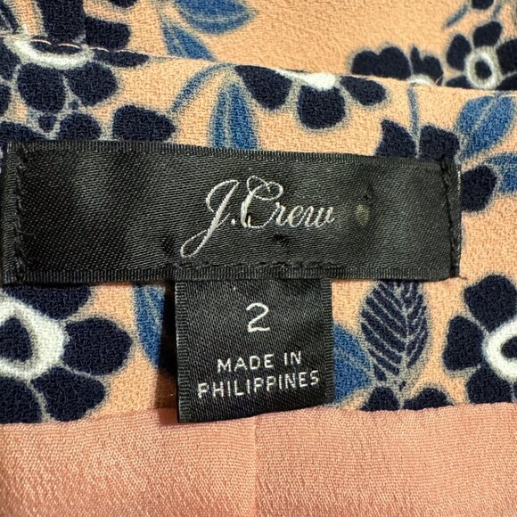 J. CREW Floral Crepe Wrap Dress - Picture 4 of 8